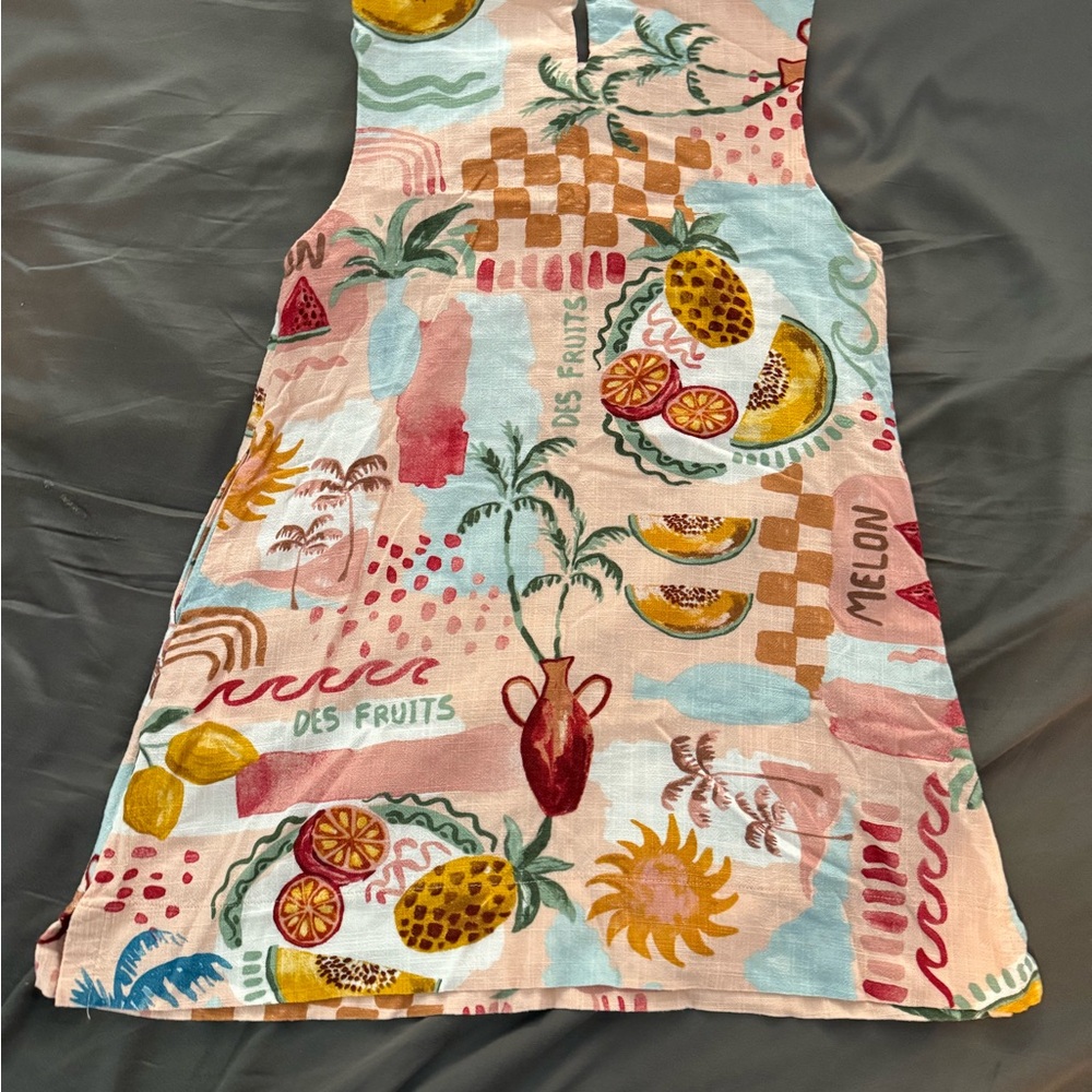 Paper Heart Anthropology Colorful Tropical Print Dress/shirt - Picture 2 of 11